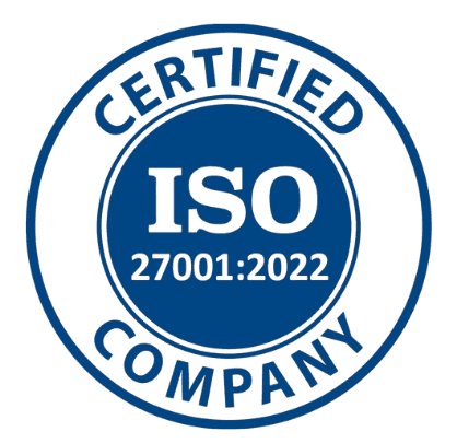 ISO 27001:2022 Certified Company